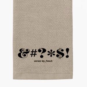 kate spade ‘excuse my French’ kitchen/tea towel